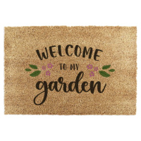 Rohožka z kokosového vlákna 40x60 cm Welcome to My Garden – Artsy Doormats