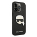 Karl Lagerfeld KLHCP14LSAPKHK hard silikonové pouzdro iPhone 14 PRO 6.1" black Saffiano Karl`s H