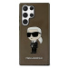 Karl Lagerfeld KLHCS23LHNIKTCK hard silikonové pouzdro Samsung Galaxy S23 ULTRA 5G black Ikonik 