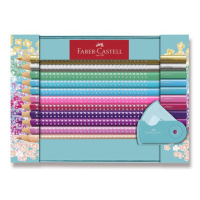 Pastelky Faber-Castell Sparkle s ořezávátkem - 20 barev
