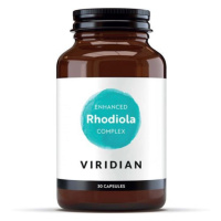 Viridian Enhanced Rhodiola Complex (Komplex Rozchodnice růžové s adaptogeny) 30 kapslí