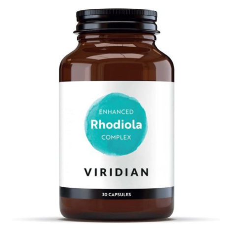 Viridian Enhanced Rhodiola Complex (Komplex Rozchodnice růžové s adaptogeny) 30 kapslí