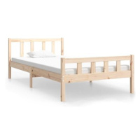 Rám postele masivní dřevo 100 × 200 cm, 810669