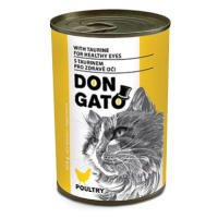 Don Gato Konzerva pro kočky s drůbežím 6 × 415 g