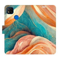 iSaprio flip pouzdro Blue and Orange pro Xiaomi Redmi 9C