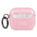 Karl Lagerfeld KLA3UKHGP pouzdro na AirPods 3. Generace Pink glitter Karl`s head