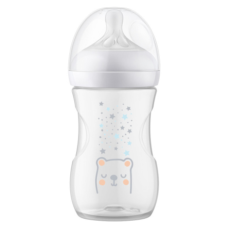 Philips Avent Natural Response Láhev s ventilem AirFree 1m+ 260 ml medvěd