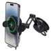 Držák SPIGEN UTS35W ONETAP UNIVERSAL WINDSHIELD & DASHBOARD CAR MOUNT WIRELESS CHARGER BLACK (AC