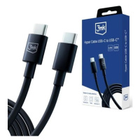 Kabel 3MK Hyper Cable USB-C - USB-C 100W 1.2m Black Cable