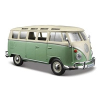Maisto - Volkswagen Van Samba, zeleno/krémová, 1:25