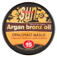 VIVACO Sun Opalovací máslo s arganovým olejem pro rychlé zhnědnutí SPF 15 200ml