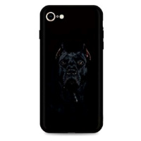 TopQ iPhone SE 2020 silikon Dark Pitbull 49322