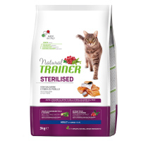 Natural Trainer Adult Sterilised Salmon - 3 kg