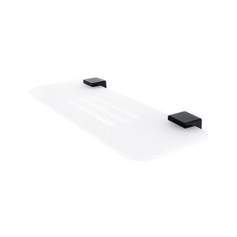 Nimco Police do koupelny a sprchy 30 cm – plexisklo černá Kibo Ki-X330-90