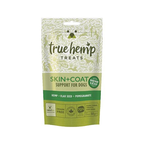 True Hemp Dog Treat Skin & Coat pamlsky 50 g True Leaf Pet