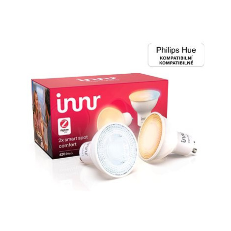 Innr Chytré bodové LED světlo GU10, Comfort, kompatibilní s Philips Hue, 2 ks Innr Lighting