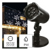 EMOS LED dekorativní projektor – vločky, venkovní i vnitřní, studená bílá DCPC04