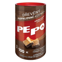 PE-PO dřevěný podpalovač kostičky 100 ks PEFC