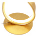 Designová stolní lampa zlatá 38,5 cm včetně LED a stmívače - Belinda