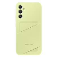 Samsung Zadní kryt s kapsou na kartu pro Samsung Galaxy A34 Lime