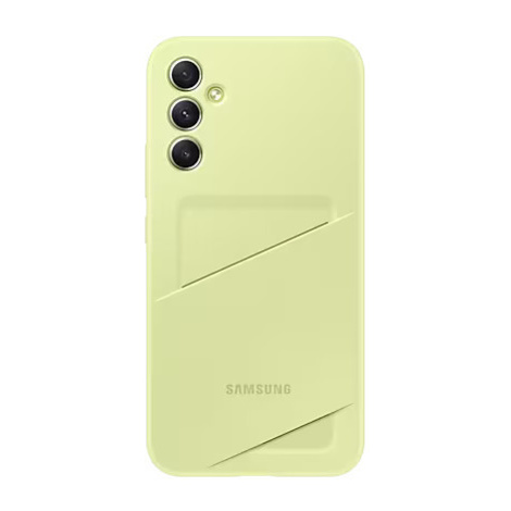 Samsung Zadní kryt s kapsou na kartu pro Samsung Galaxy A34 Lime