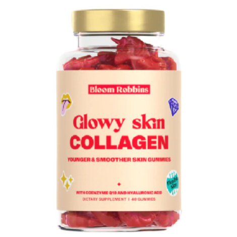 Bloom Robbins GLOWY SKIN COLLAGEN - vitamíny pro zlepšení pleti s kolagenem gumídci 40ks