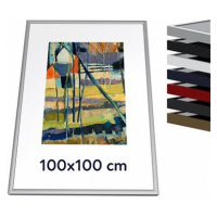 THALU Kovový rám 100x100 cm Grafitová šedá