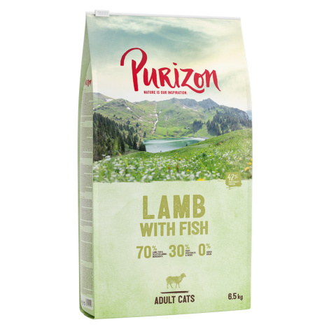 Purizon Adult jehněčí & ryba - bezobilné - Výhodné balení 2 x 6,5 kg