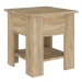 SHUMEE Konferenční stolek dub sonoma 40 × 40 × 42 cm kompozitní dřevo, 810274