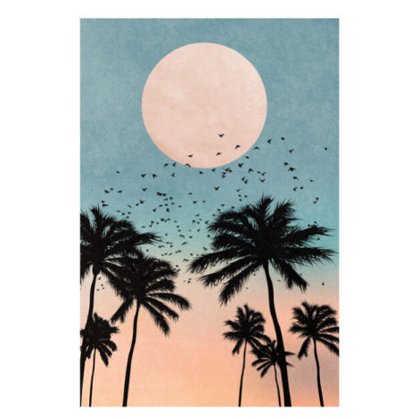 Plakát, Obraz - Kubistika - Sunrise, 40x60 cm