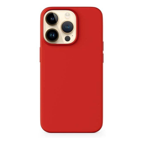 EPICO silikonový zadní kryt s podporou MagSafe pro iPhone 15 Pro Max, tmavě červená - 8141010290