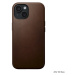 Nomad Modern Leather Case, brown - iPhone 15 (NM01605485) Hnědá