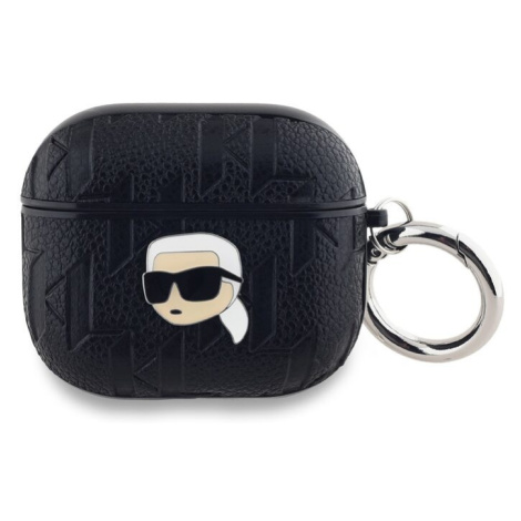 Karl Lagerfeld PU Embossed Karl Head Pouzdro pro AirPods 3 KLA3PGKIPK