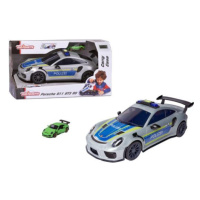 Majorette Autíčko policejní s boxem na autíčka Porsche 911 GT3 RS Polizei Carry Case se zvukem a