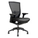 Ergonomická kancelářská židle OfficePro Merens Barva: červená, Opěrka hlavy: bez opěrky