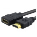 PREMIUMCORD Kabel prodlužovací HDMI - HDMI 2m, zlacené konektory