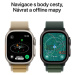 Apple Watch Ultra 2 (2024) 49mm Přírodní titan s modrým trailovým tahem M/L