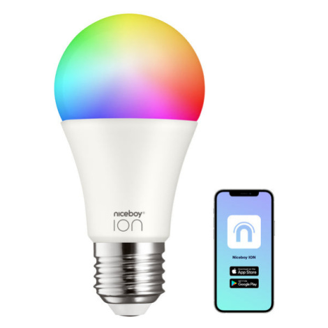 SMART žárovka Niceboy ION RGB, E27, 12W, barevná