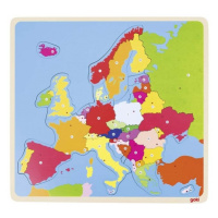 Puzzle na desce - Evropa Montessori