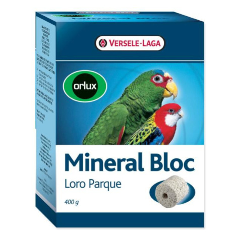 Blok Versele-Laga minerální Lore Parque lisovaný grit s korály velké papoušky 400g Versele Laga