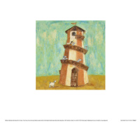 Umělecký tisk Sam Toft - Helter Skelter, 30 × 30 cm