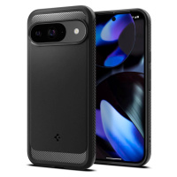 Kryt Spigen Rugged Armor, matte black - Google Pixel 9 Pro/Pixel 9 (ACS07685)