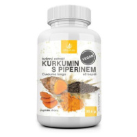 Allnature Kurkumin s piperinem bylinný extrakt cps.60