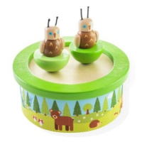 Bigjigs Toys Dřevěná hrací skříňka woodland