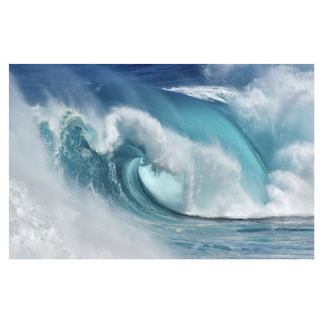 Umělecká fotografie When the ocean turns into blue fire, Daniel Montero, (40 x 26.7 cm)