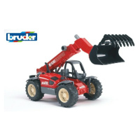 Bruder 2125 Konstrukční vozy Manitou MLT 633 nakladač s teleskopickým ramenem, 1:16