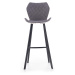 Barová židle SCH-83 šedá/bílá/černá