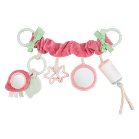 Canpol babies Závěsná hračka na kočárek/autosedačku PASTEL FRIENDS růžová