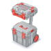 Kistenberg C BLOCK SET PRO/ALU LOG šedý Set kufrů na nářadí 45 × 38 × 54,5 cm Limited Edition