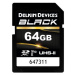 Delkin SDXC BLACK Rugged 64GB